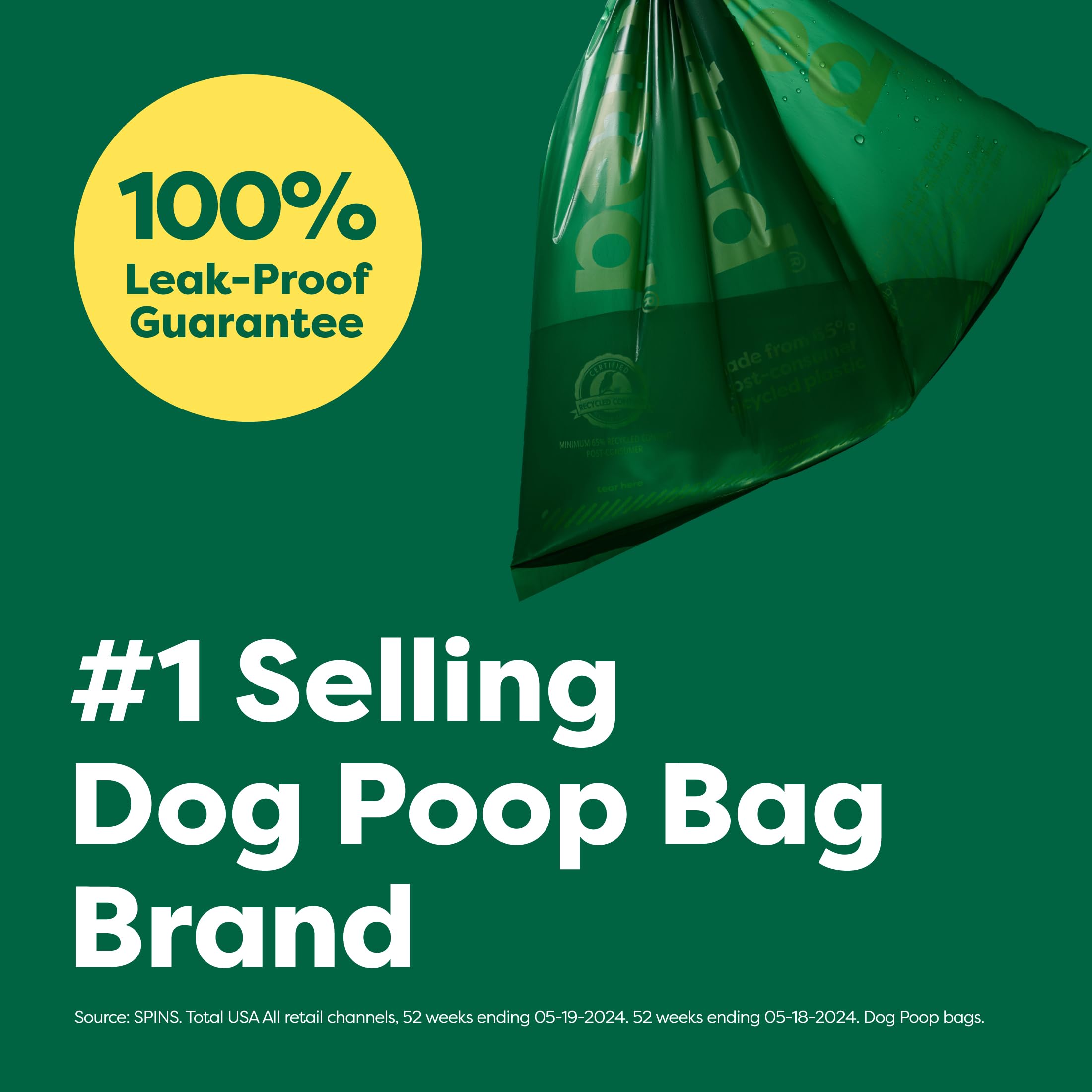 Earth Rated leakproof bags keep hands clean during outdoor dog walks.