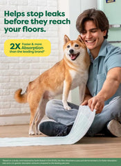 Layered leak prevention design keeps liquids contained on hard floors