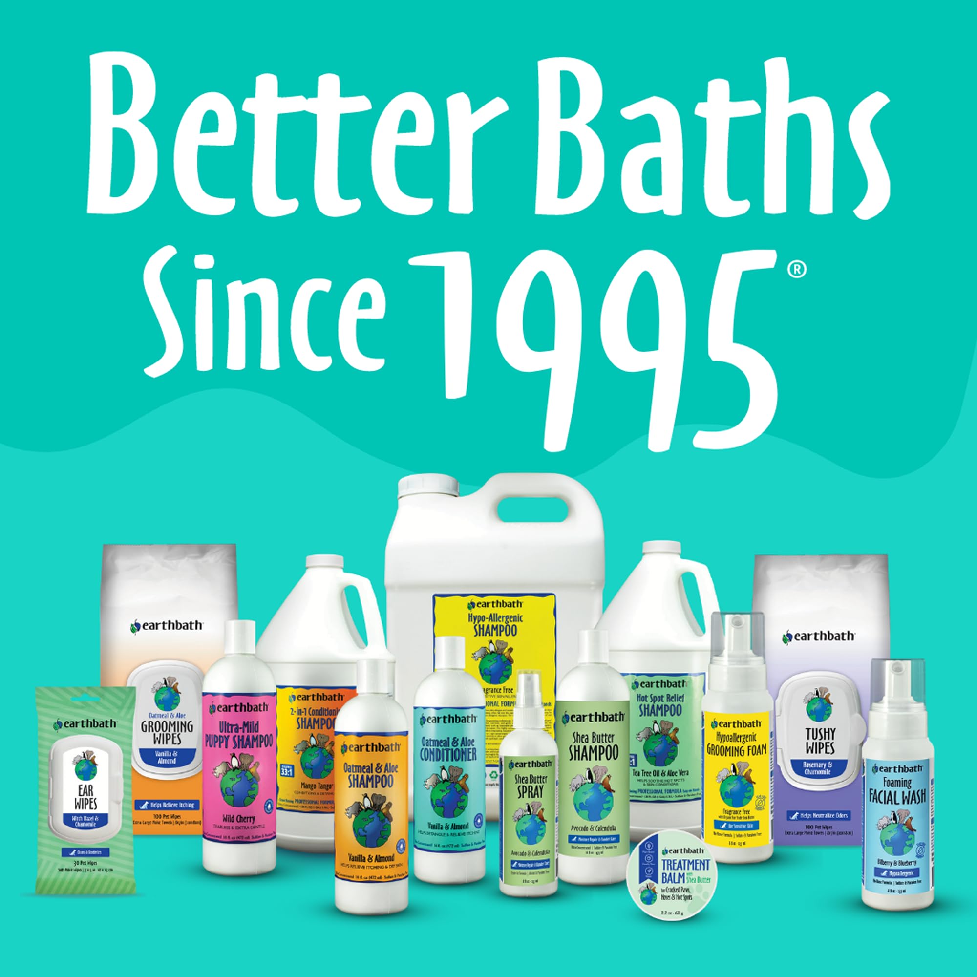 Earthbath hypoallergenic cat shampoo cruelty-free pack shows ethical packaging for pets.