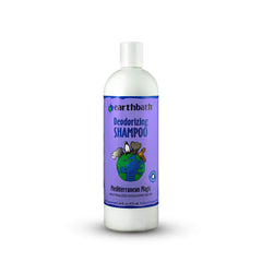 Earthbath Mediterranean Magic dog shampoo rosemary scent deodorizes and refreshes coats.