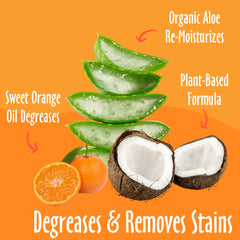 Earthbath Sweet Orange Dirty Dog Shampoo pour demonstrates easy application.