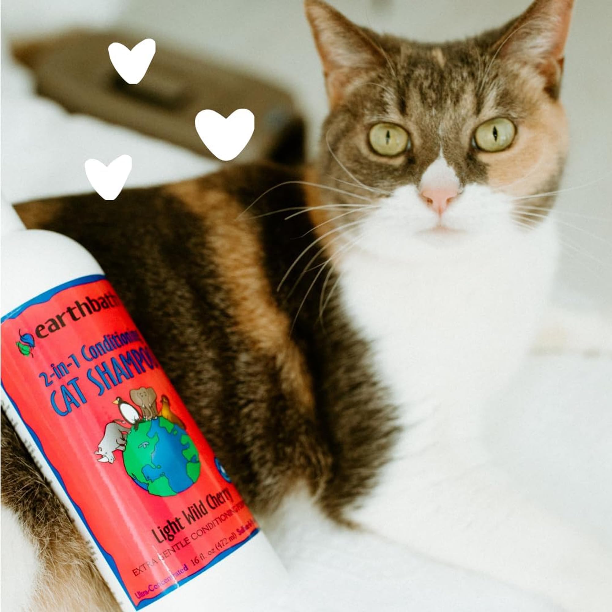 Earthbath Wild Cherry 2-in-1 packaging notes cruelty-free ethics.