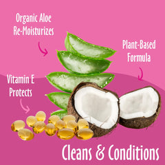 Earthbath Wild Cherry Puppy Shampoo lather revealing tearless, mild cleansing for delicate fur