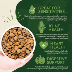 Earthborn Holistic Venture pumpkin-digestive-support kibble emphasizing natural fiber