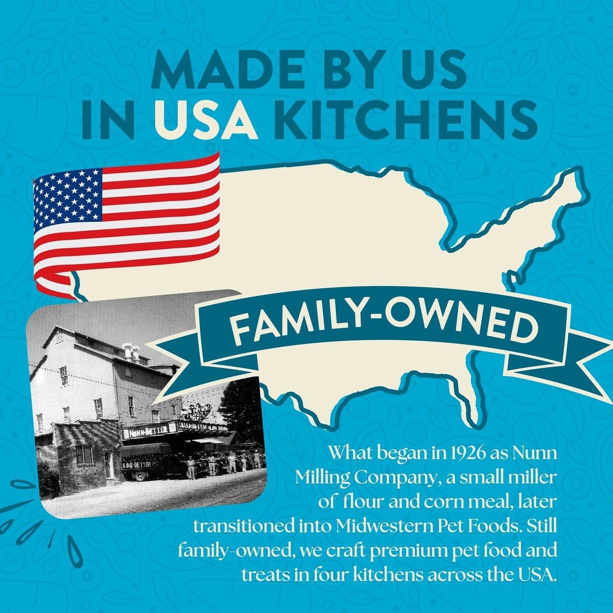 Earthborn Holistic Wild Sea Catch made-in-usa reflects trusted kitchen quality and allergen-friendly grain-free recipe.