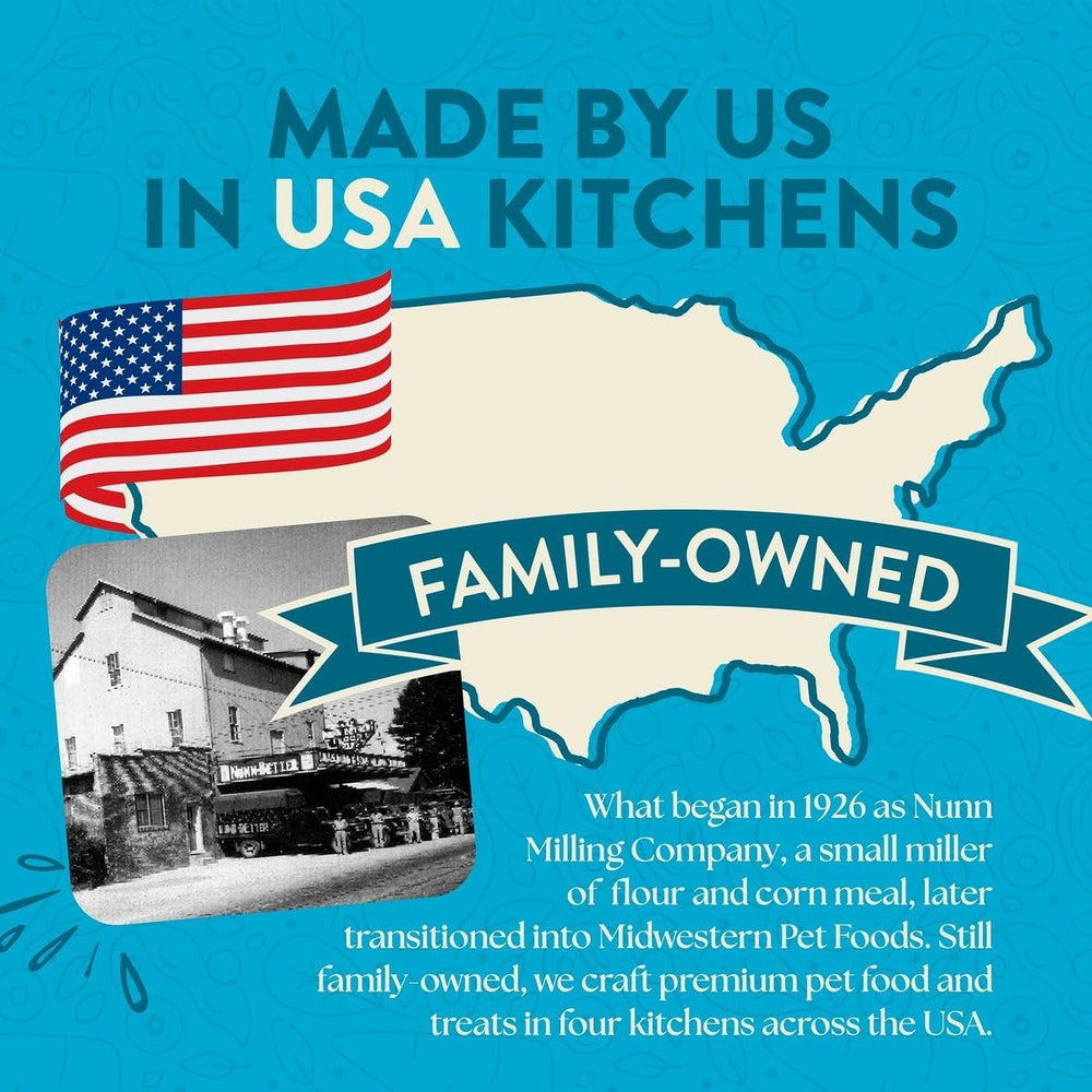 Earthborn Holistic Wild Sea Catch made-in-usa reflects trusted kitchen quality and allergen-friendly grain-free recipe.