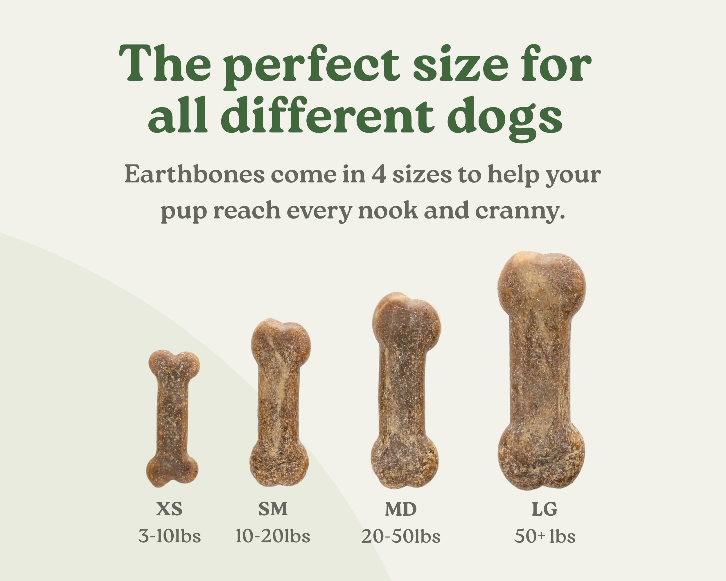 30 bones pack of Earthly Earthbones ready for stocking.