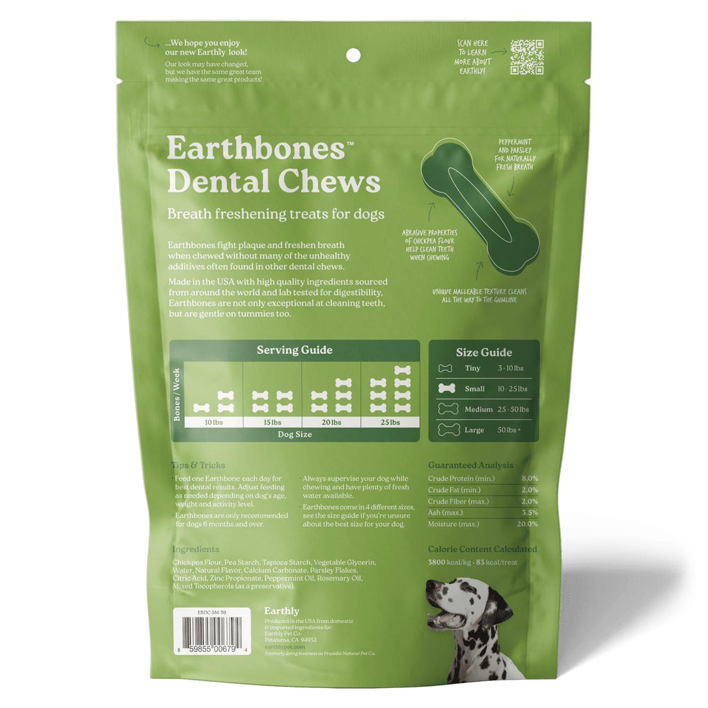 Serving in a bowl with Earthly Earthbones ready for treat time.