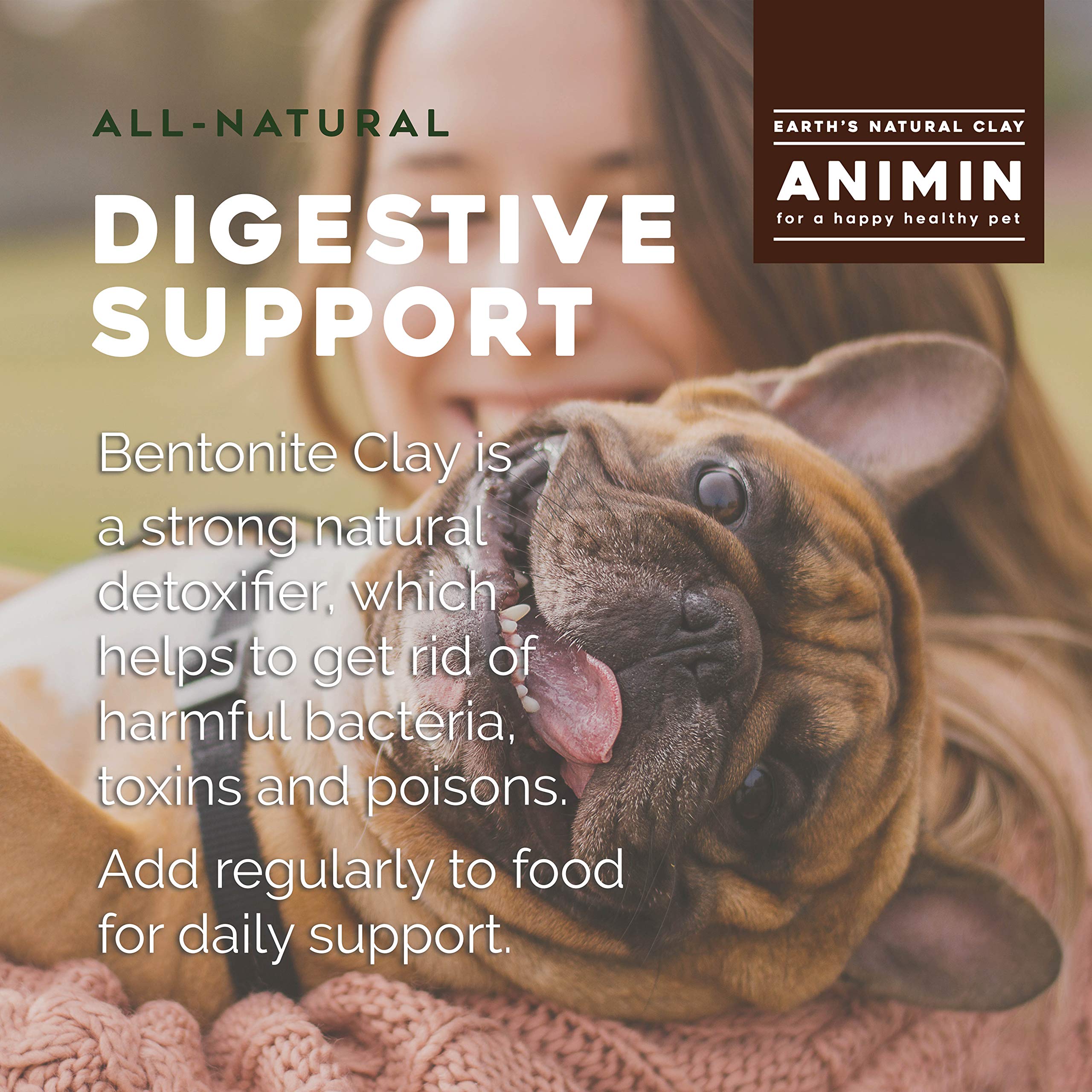 Earth's Living Animin fine powder texture ready to mix with meals.