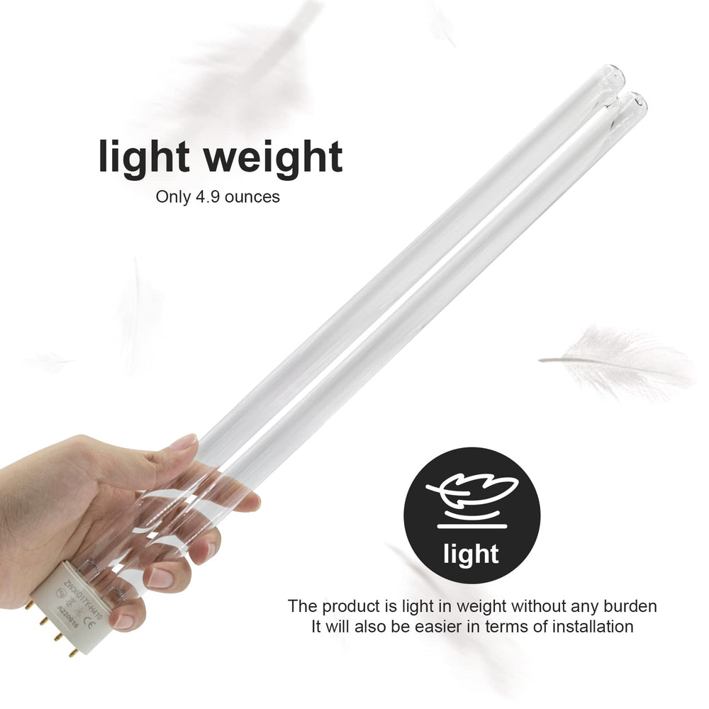 Earthtec UV bulb lamp packaged; ready replacement part with clear specs
