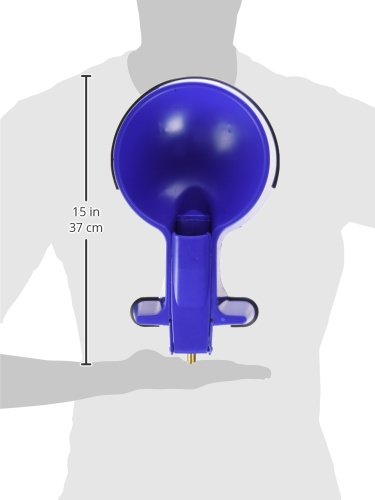 Easy-Clean Water Bowl blue basin 32 oz ready for daily use.