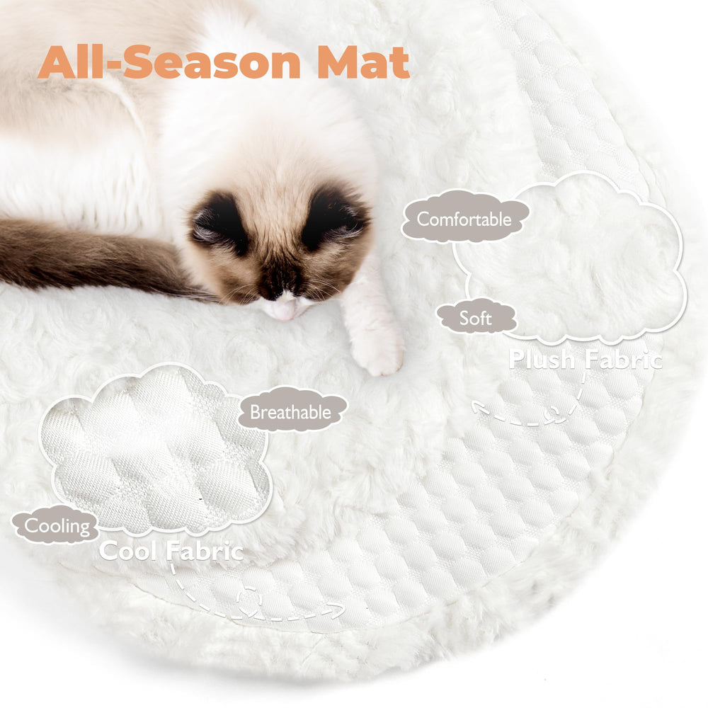 Easyego flower platform—colorful, elevated lounging spot for playful cats.
