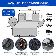 EasyHaWei all-round protection covers back seat edges for comprehensive defense.