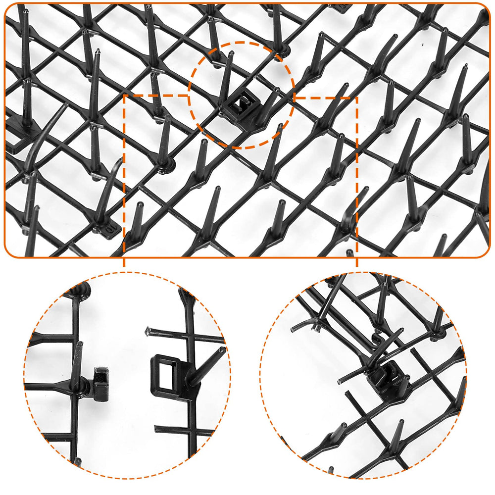 Easy-cut-to-fit scat mat for quick sizing and flexible placement