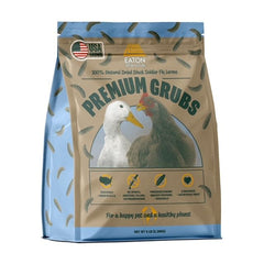 Eaton Pet and Pasture premium grubs bag front view with protein boost for birds