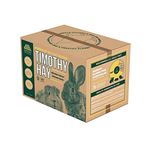 Eaton Pet and Pasture 1st-cut Western Timothy hay offers premium forage for small pets.