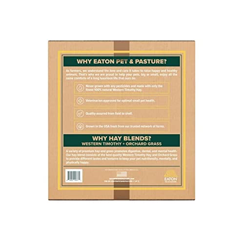 Eaton Pet and Pasture 25lb box for bulk feeding and storage.