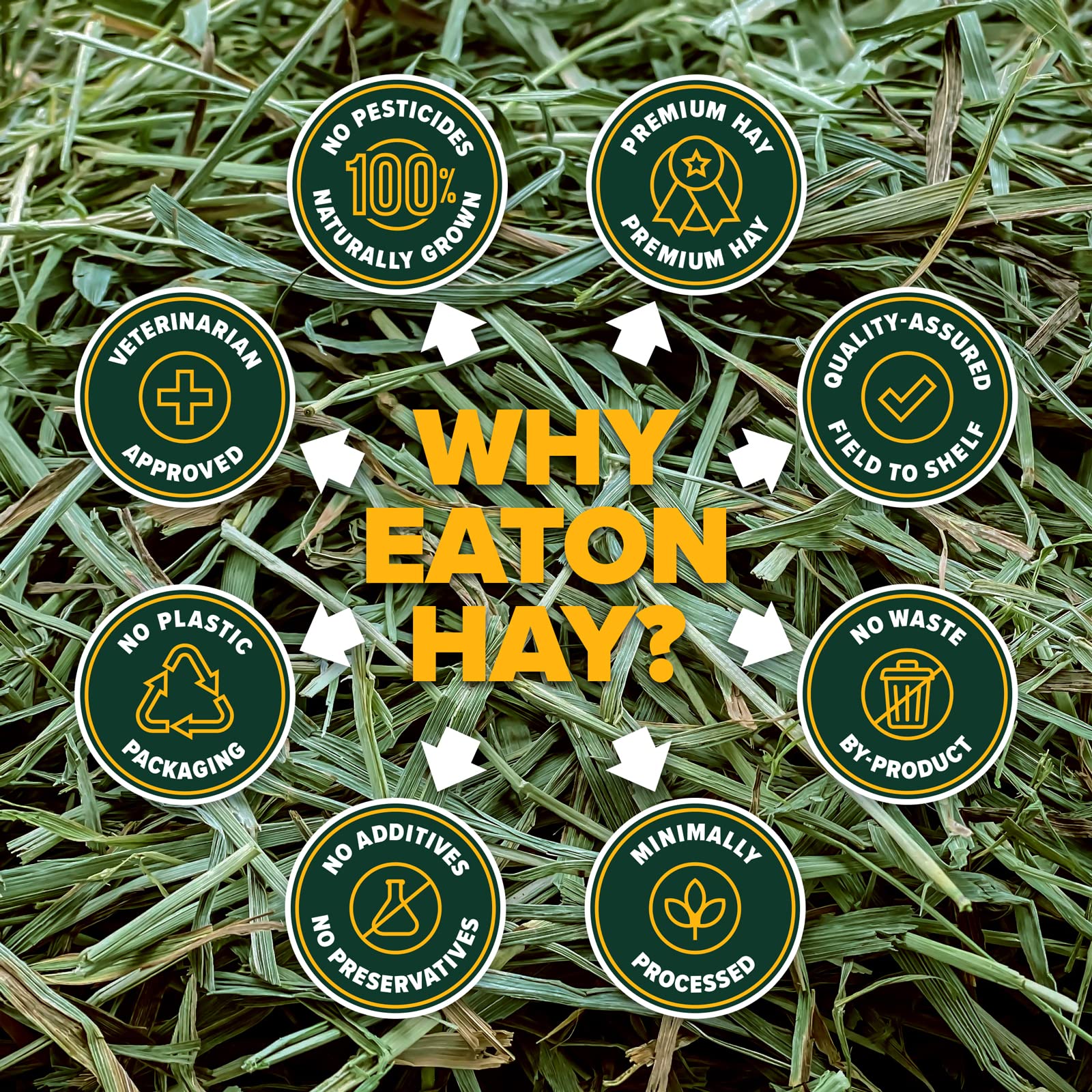 Eaton Pet and Pasture hand-packed box preserves freshness.