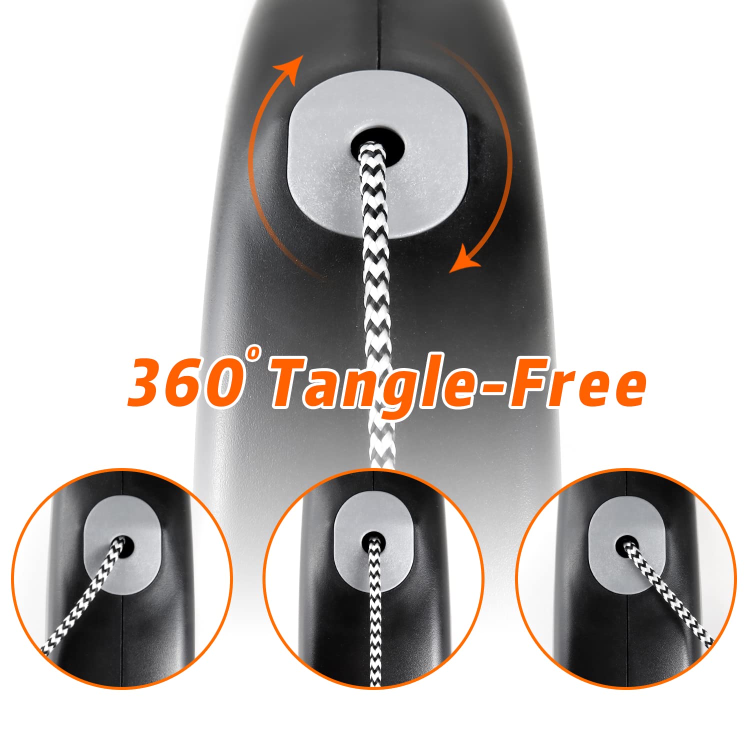EC.TEAK rust-proof swivel hook for secure attachment on every outing.