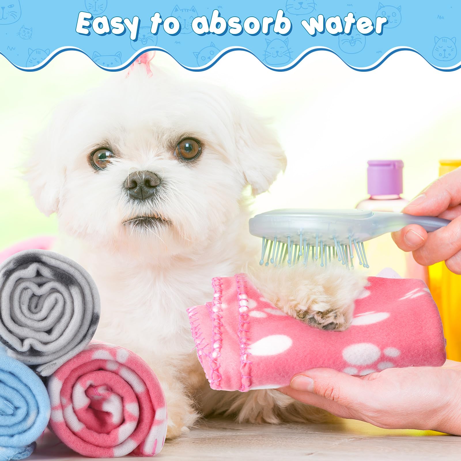 Eccliy 20-style blanket set provides variety for daily pet care.