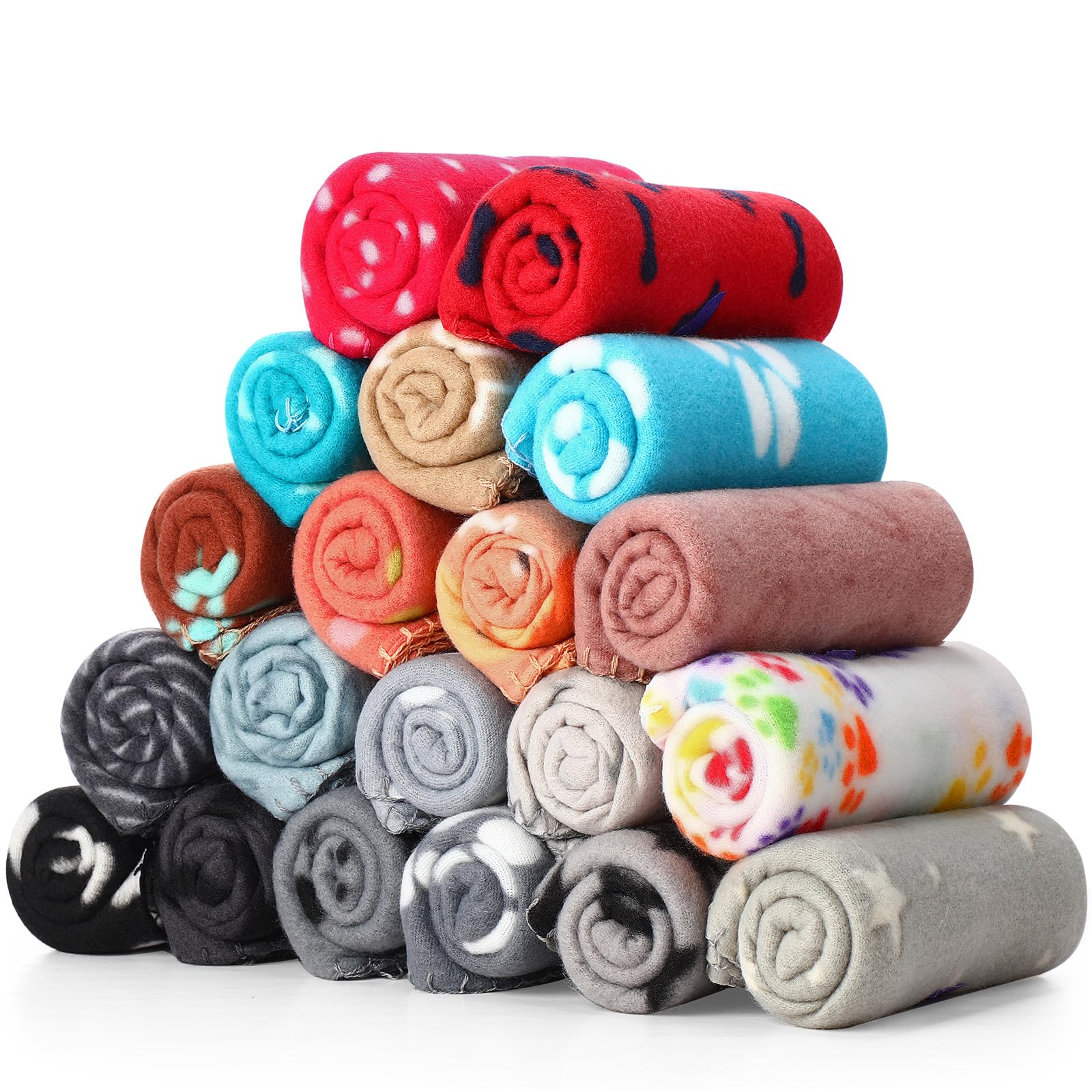 Eccliy puppy blanket with paw pattern offers cozy warmth for small dogs.