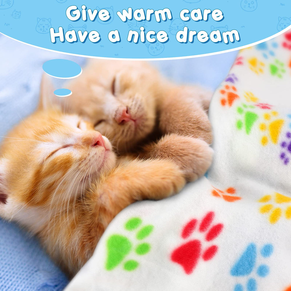 Eccliy puppy blanket folds compactly for car trips and travel.