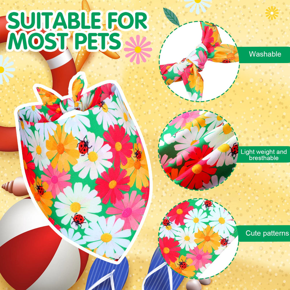 Eccliy small to large dog bandanas fit different breeds