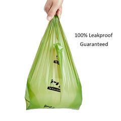 ECO-CLEAN 7x13.5 inch bags fit large dogs for tidy pickup.