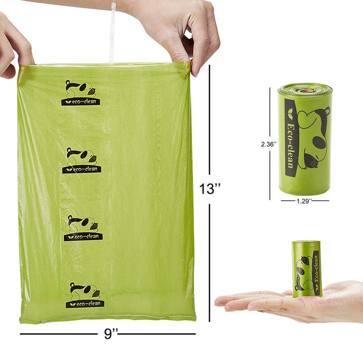 ECO-CLEAN tear-off bags shown in action for fast bag removal
