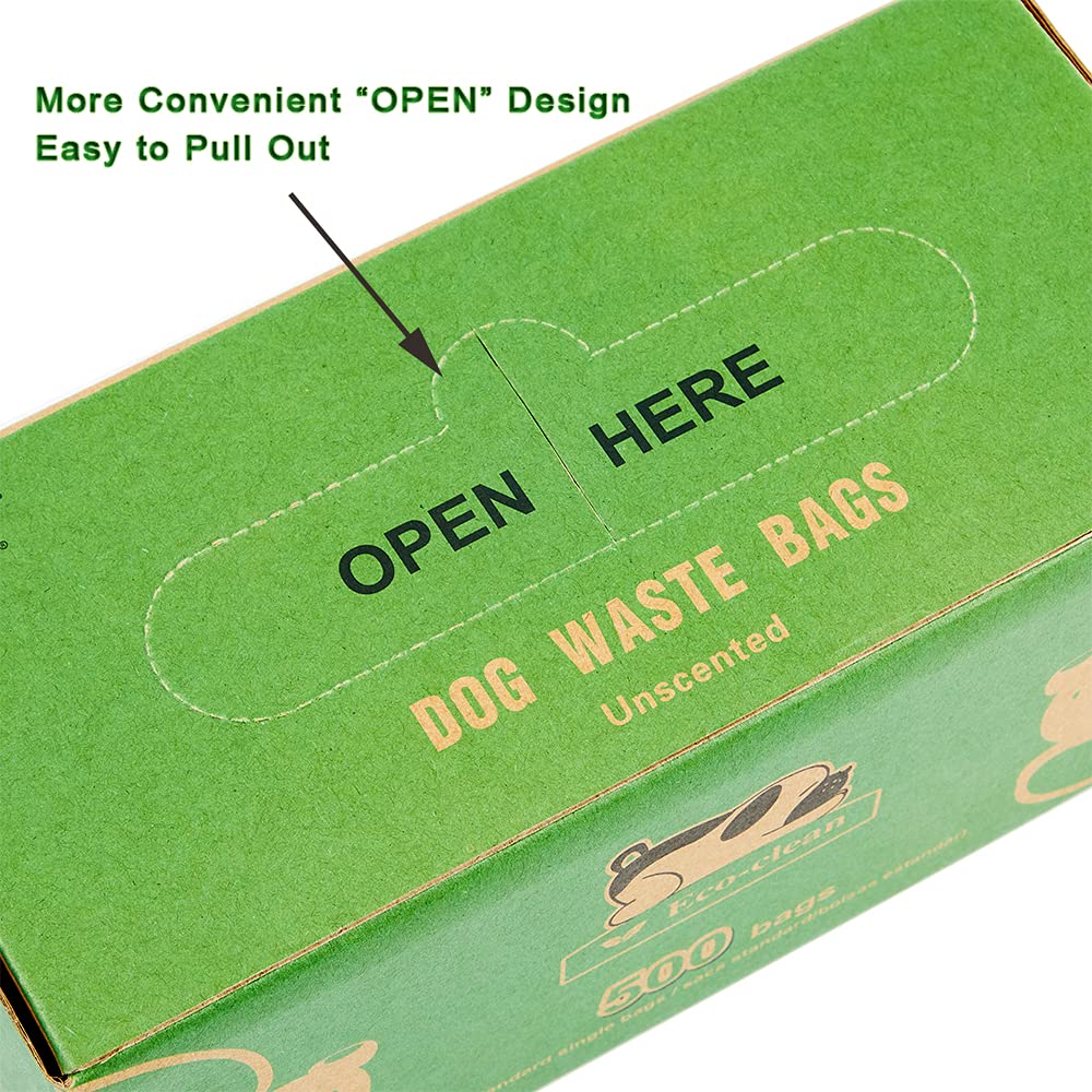 Sturdy Eco-Clean bags ready to pick up after a walk