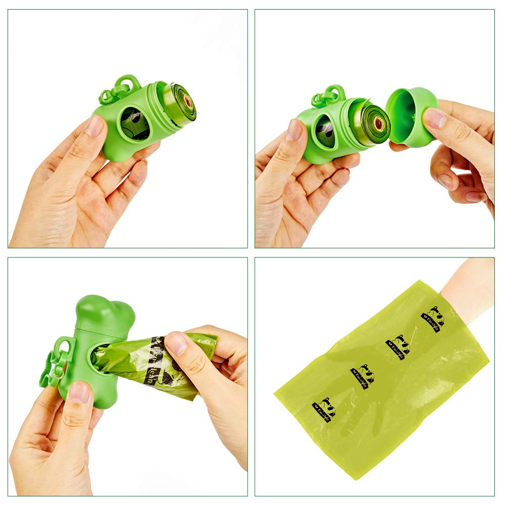 ECO-CLEAN unscented poop bags reduce masking scents during walks