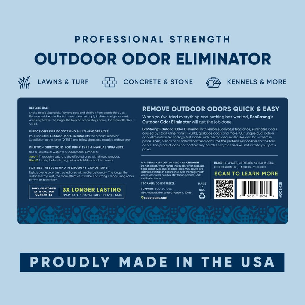 Eco Strong eucalyptus scent reminder after outdoor application