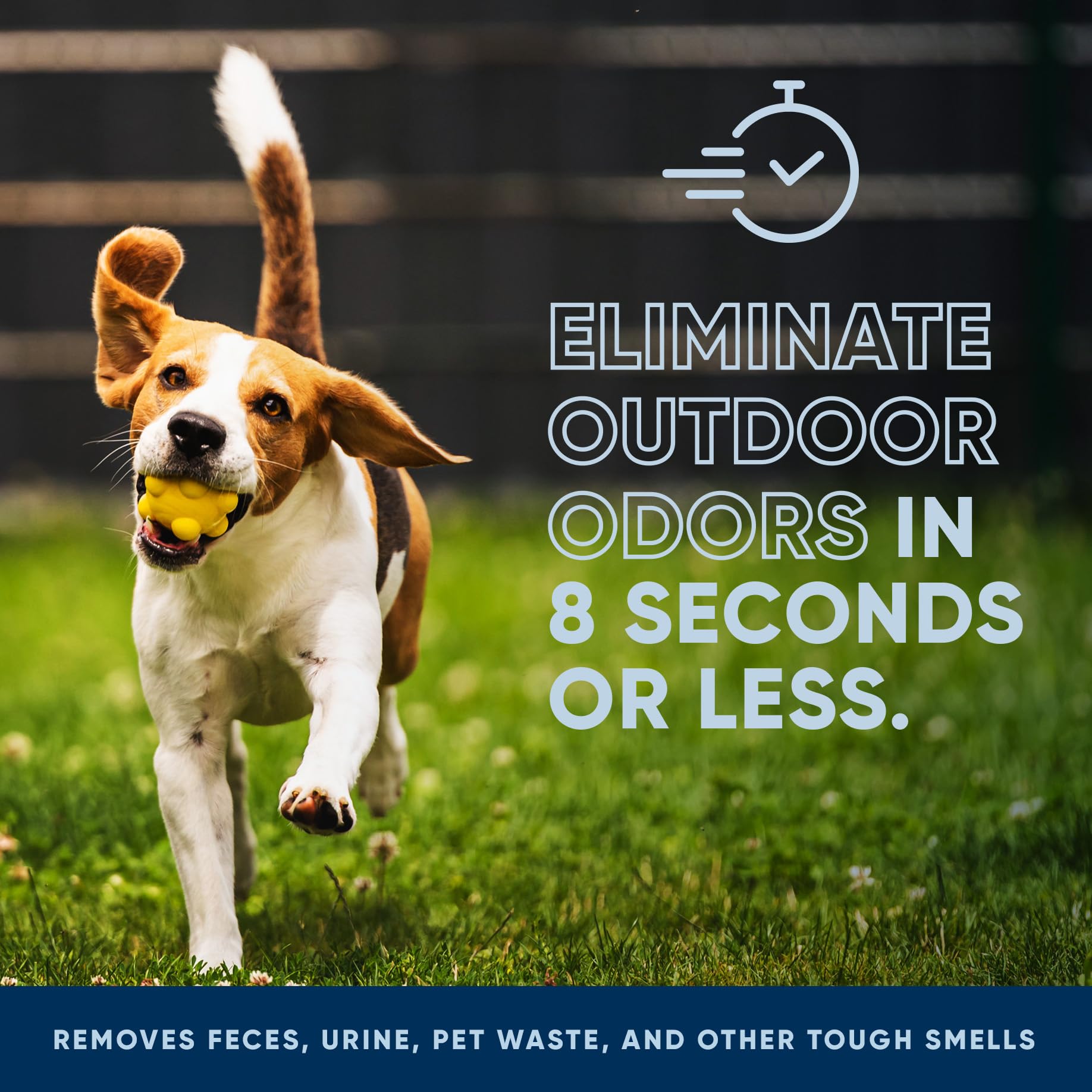 Eco Strong applied to kennel area for fresh outdoor scent