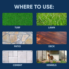 Eco Strong patio deck application removes outdoor smells on hard surfaces