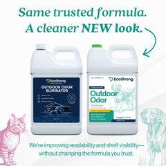 Eco Strong spray action on patio to control outdoor odors