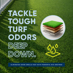 Eco Strong Outdoor Odor Eliminator on patio furniture safe near plants.