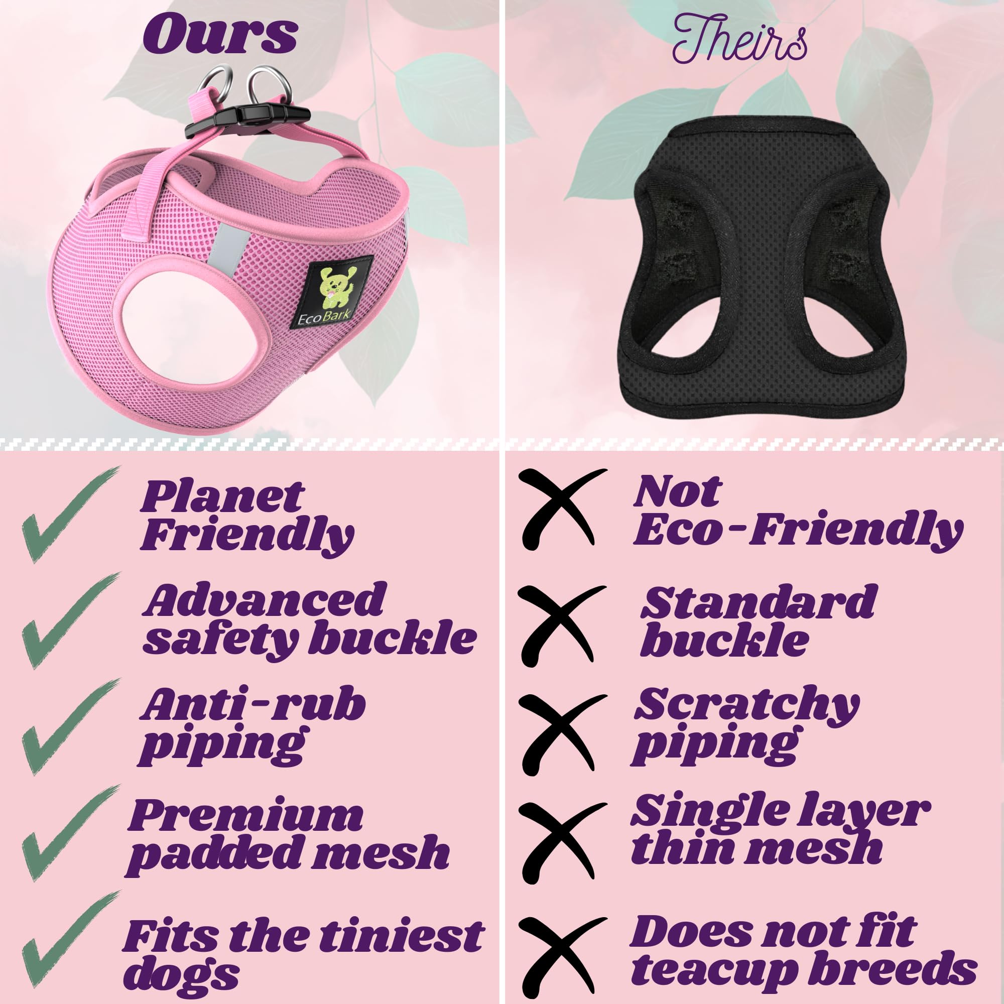 EcoBark Secure fit on dog reduces slipping during outdoor activities