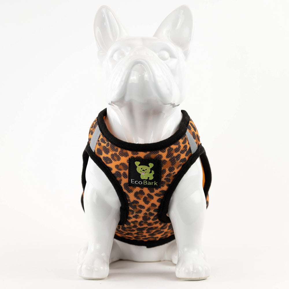 EcoBark Step in quick-on, off-over-head harness for easy dressing.