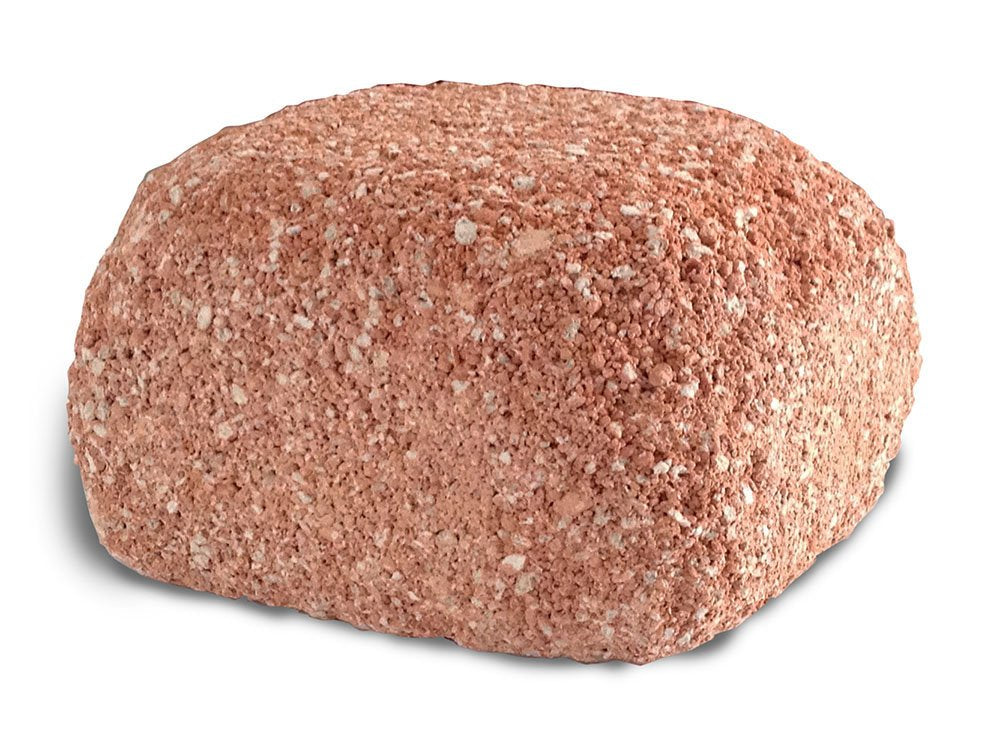 Close-up view of EcoBio-Block porosity and texture