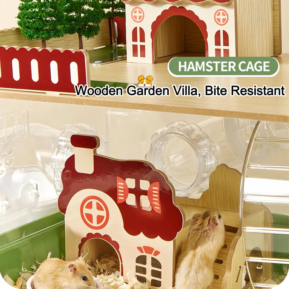 ECOCEN 18 cm exercise wheel supports healthy hamster activity.