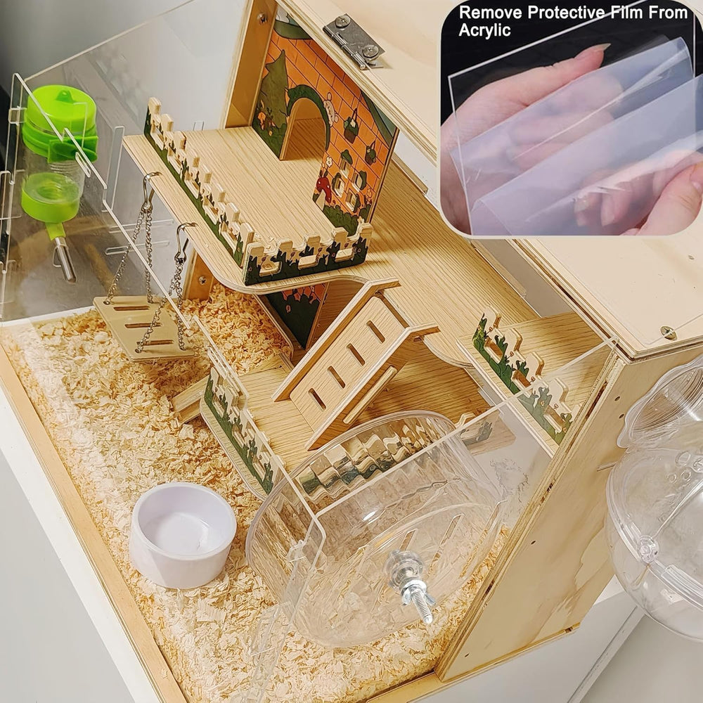 Top-opening lid makes cleaning and refilling supplies easy.