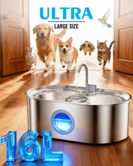 ECOCONUT stainless steel dog bowl and tank for durability