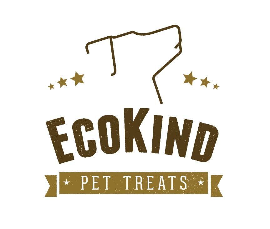 EcoKind dog enjoying chew demonstrates a satisfying chewing session.