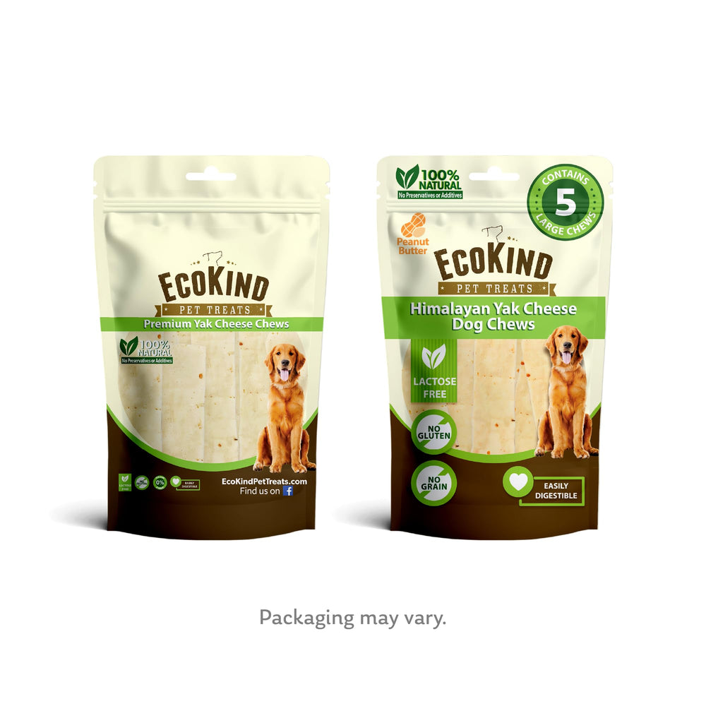 EcoKind Himalayan yak cheese dog chew gluten-free and natural.