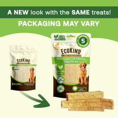 EcoKind Premium Gold yak cheese dog chew 6in size for prolonged chewing.