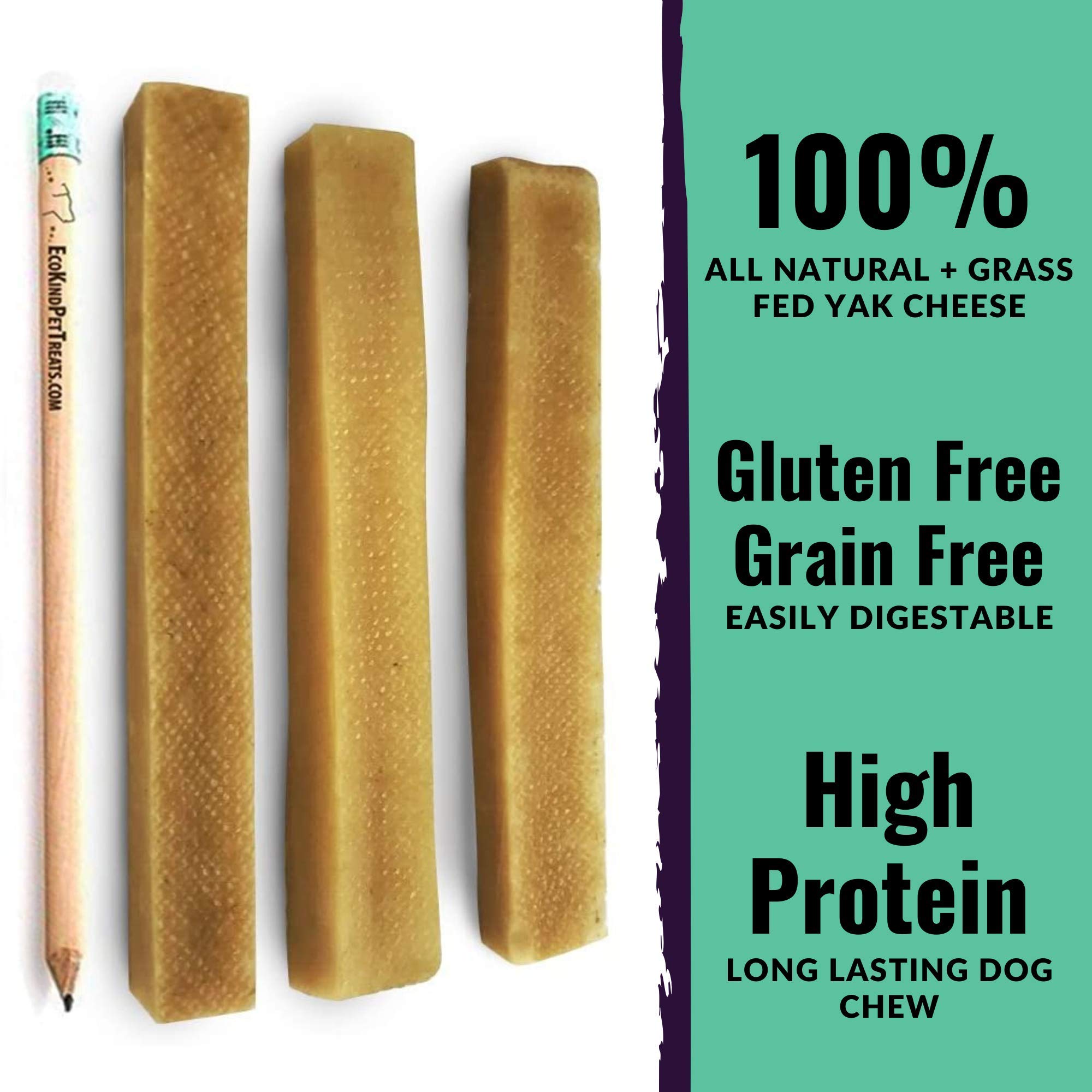 EcoKind Yak Chews are digestible and lactose-free.