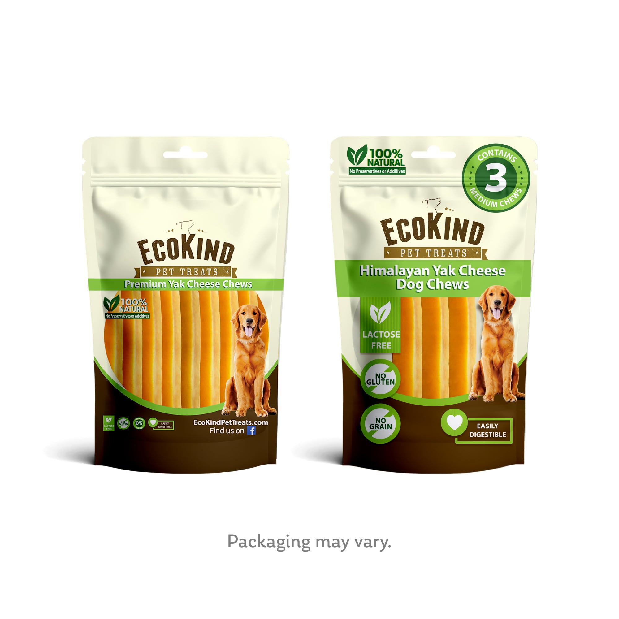 Natural, dairy-based snack from EcoKind yak cheese Himalayan chews.