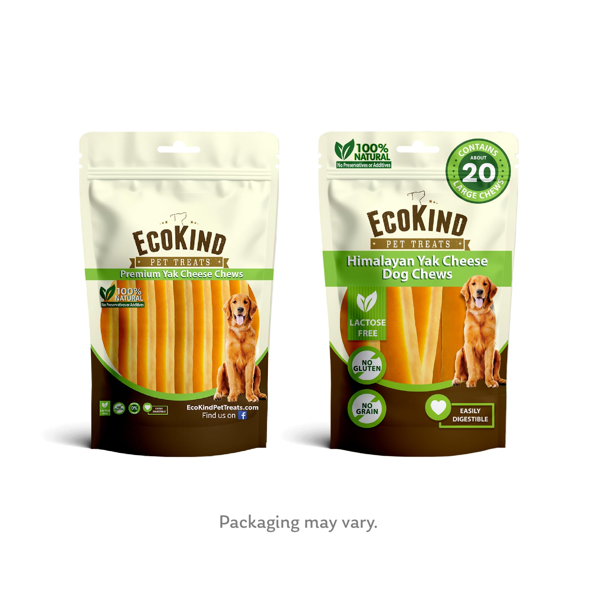 Odorless EcoKind yak chew suitable for homes and apartments