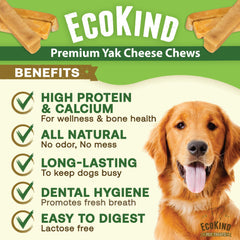 EcoKind yak cheese texture close-up shows smoky flavor and chewability