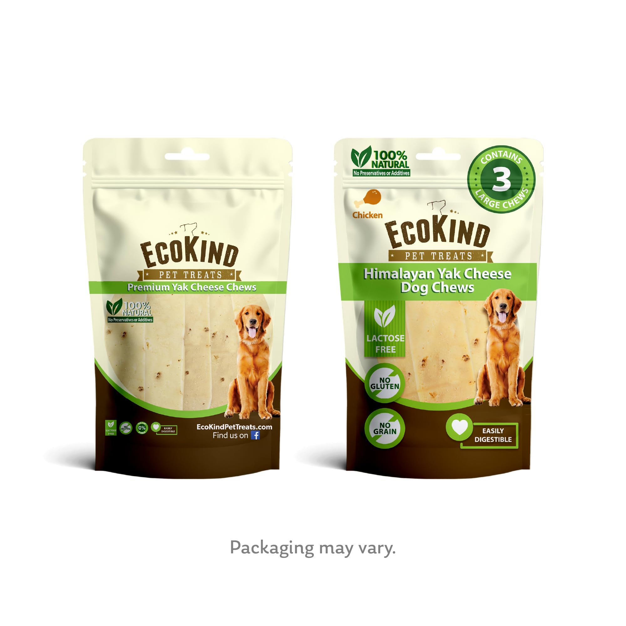 Dense texture of yak chews provides a sustained chewing experience.